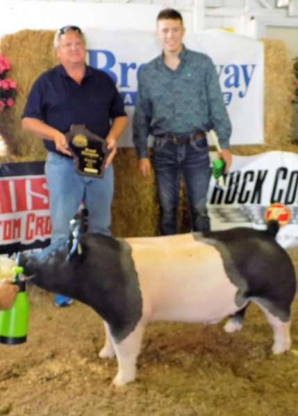 Grand Champion Hog - Natalee Lynd (not pictured)
